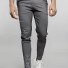Pantalon chino chiné