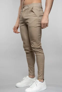 Pantalon chino chiné
