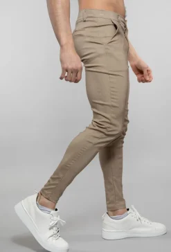 Pantalon chino chiné