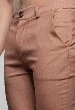 Pantalon chino chiné