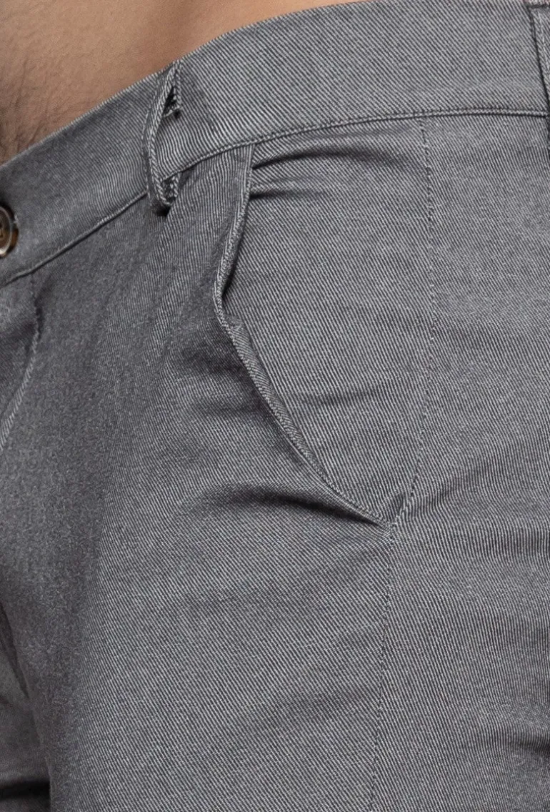 Pantalon chino chiné