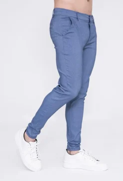Pantalon chino chiné