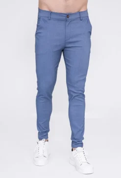 Pantalon chino chiné