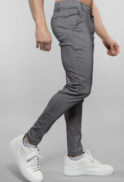 Pantalon chino chiné