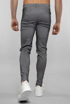 Pantalon chino chiné
