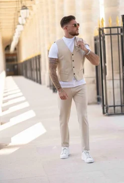 Pantalon chino classique uni