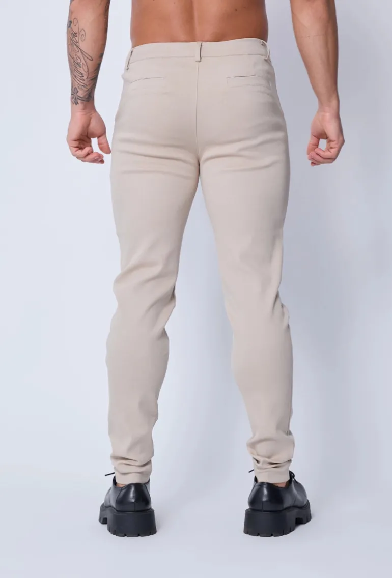 Pantalon chino classique uni