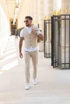 Pantalon chino classique uni