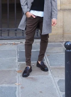 Pantalon chino classique uni