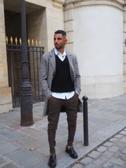 Pantalon chino classique uni