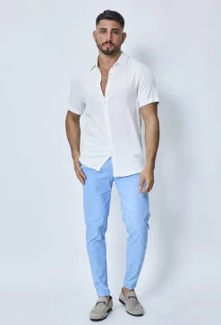 Pantalon chino classique uni