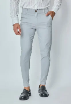 Pantalon chino classique uni
