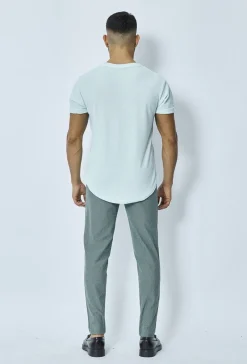 Pantalon chino classique chiné