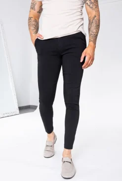 Pantalon chino tendance uni