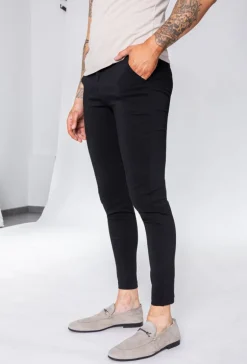 Pantalon chino tendance uni