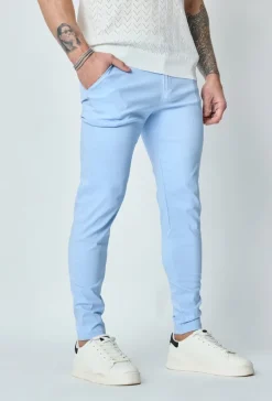 Pantalon chino tendance uni