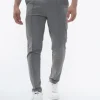 Pantalon chino uni avec glissière