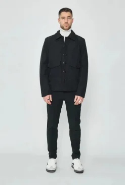 Pantalon chino uni avec glissière