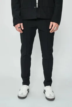 Pantalon chino uni avec glissière