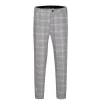 Pantalon classique chino à carreaux