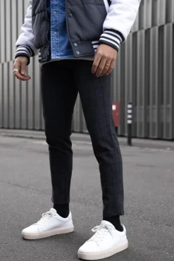 Pantalon classique chino à carreaux