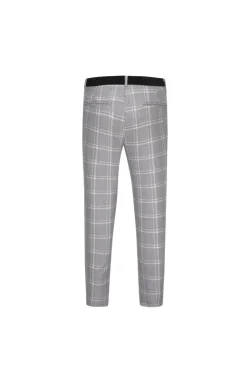 Pantalon classique chino à carreaux