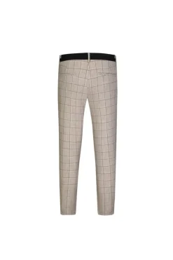 Pantalon classique chino à carreaux