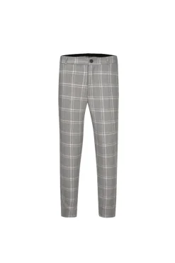Pantalon classique chino à carreaux