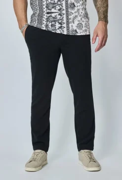 Pantalon décontracté effet lin