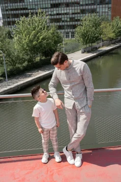 Pantalon décontracté effet lin