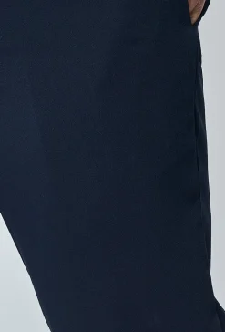 Pantalon décontracté effet lin