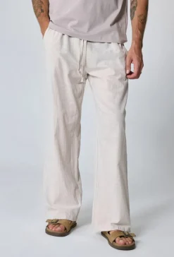 Pantalon effet lin