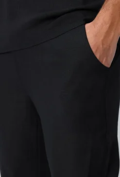 Pantalon effet lin