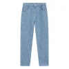 Pantalon en jean à motif triangle