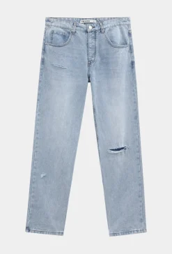 Pantalon en jean coupe droite