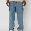 Pantalon en jean coupe droite
