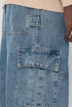 Pantalon en jean coupe droite