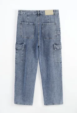 Pantalon en jean coupe droite