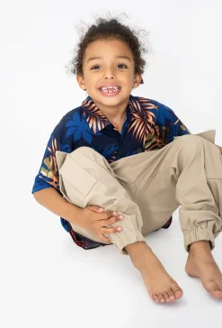 Pantalon enfant cargo jogger