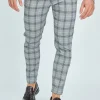 Pantalon habillé à carreaux