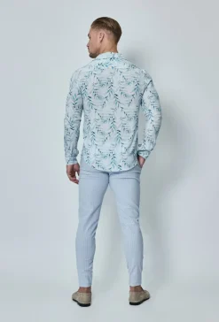 Pantalon habillé à carreaux