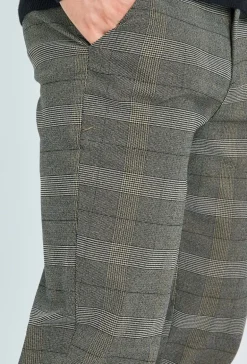 Pantalon habillé à carreaux