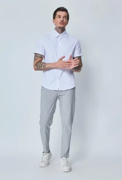 Pantalon habillé à carreaux