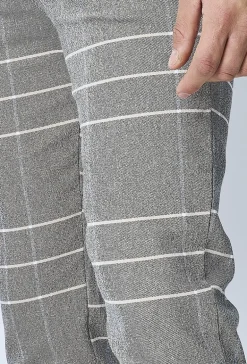 Pantalon habillé à carreaux