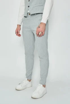 Pantalon habillé à carreaux
