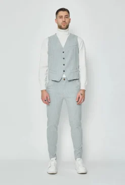 Pantalon habillé à carreaux