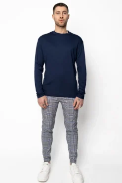 Pantalon habillé à carreaux