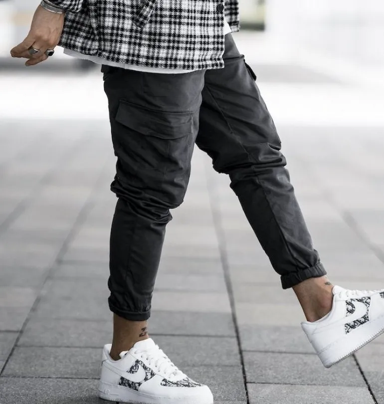Pantalon jogger cargo multipoche