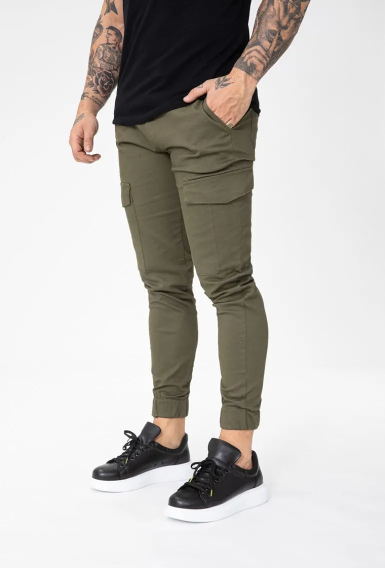 Pantalon jogger cargo multipoche