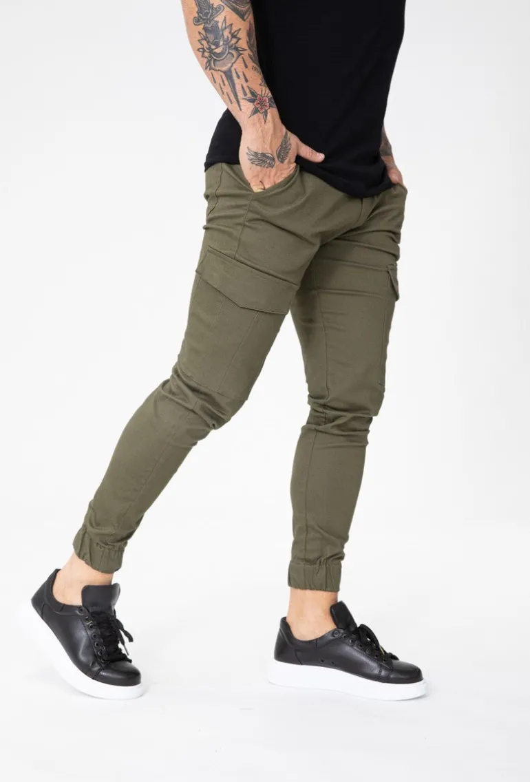 Pantalon jogger cargo multipoche